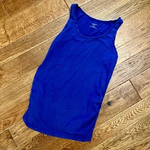 Royal Blue Maternity Tank Top